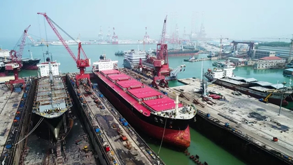 山東榮成石島 服務貿易提速，國際船舶管理業務蓬勃發展